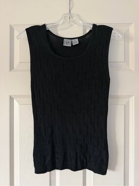 Women’s Black Silk Tank Top